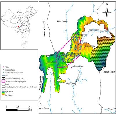 Space use and microhabitat selection of wild giant pandas in Meigu Dafengding National Nature Reserve, China